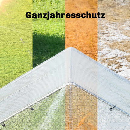 Waterproof Tarp 4x6m, 140g/m², UV-Stable with Grommets