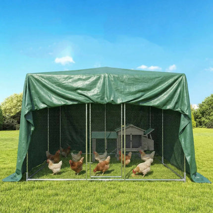 Waterproof Tarp 4x6m, Tear-Resistant, UV-Stable, Green