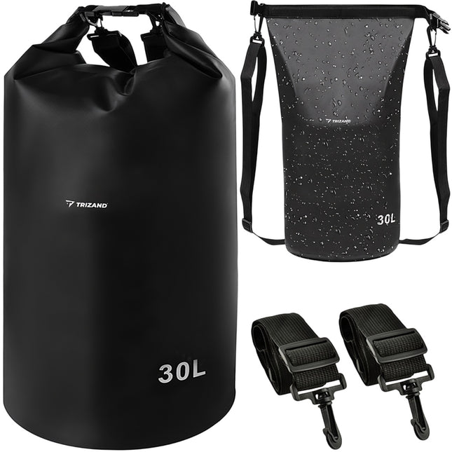 Waterdichte tas 30L zwart 23568