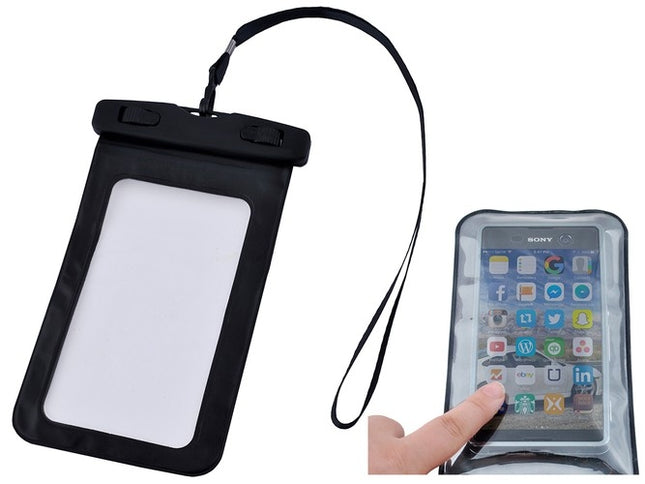 Waterproof phone case - black