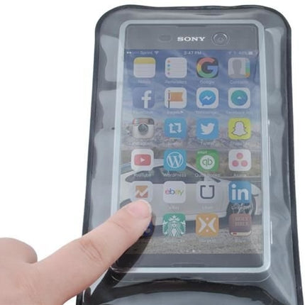 Waterproof phone case - black