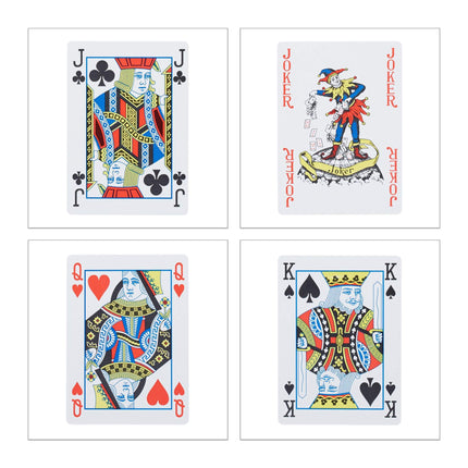 Waterproof plastic poker cards