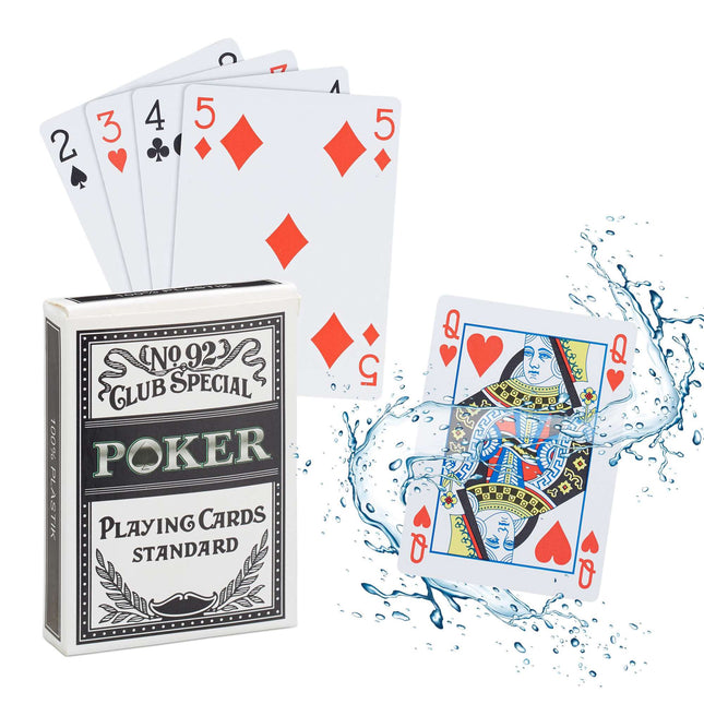 Waterdichte plastic pokerkaarten