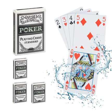 Waterproof playing cards 4 decks