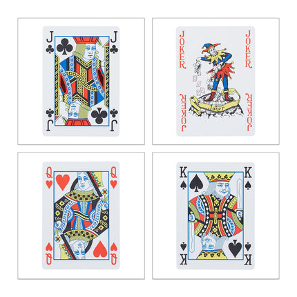 Waterproof playing cards 4 decks