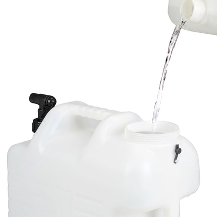 Water tank with faucet