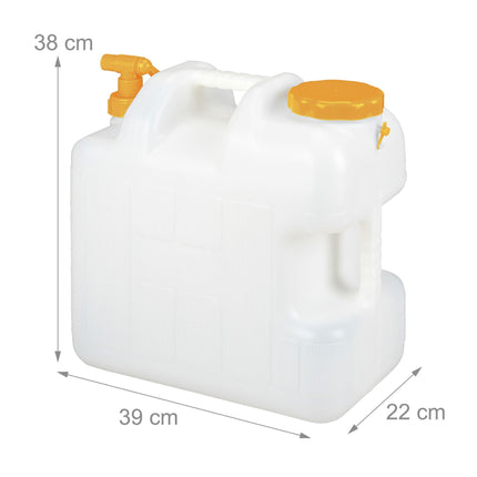 Water tank with faucet
