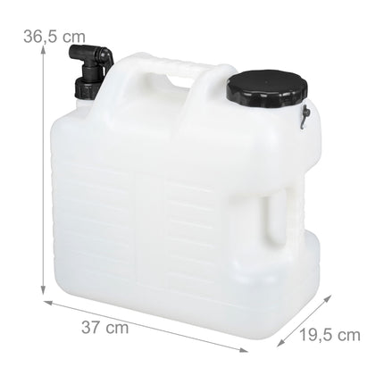 Water tank with faucet