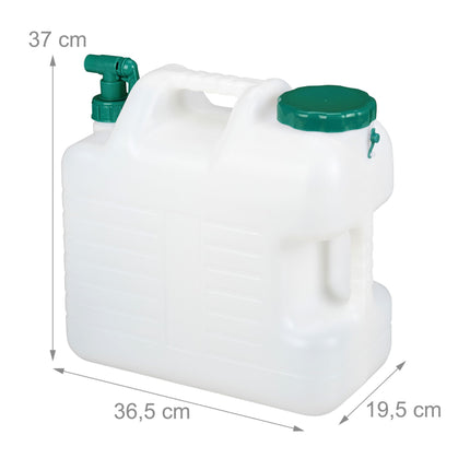 Water tank with faucet