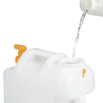 Water tank with faucet