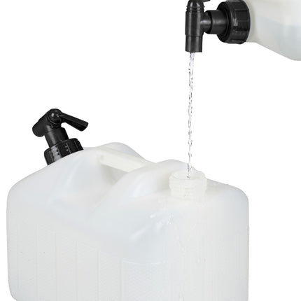 Water tank with faucet