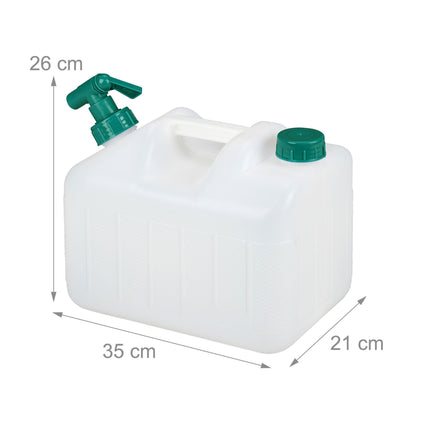 Water tank with faucet