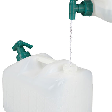 Water tank with faucet