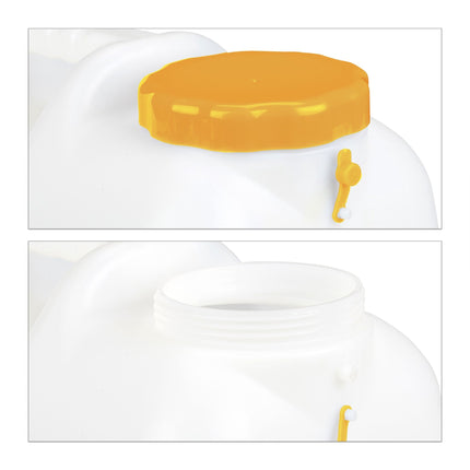 Water tank with faucet
