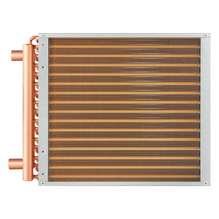 Water-to-Air Heat Exchanger 16x16 in, 3-Row, 3/8 in Ports