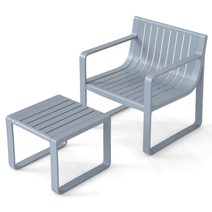 Weatherproof 2-Piece Outdoor Furniture Set with Table