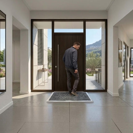Weatherproof Entrance Mat – Aluminum Frame, Non-Slip