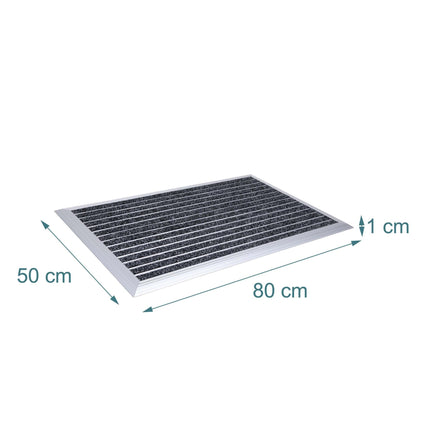 Weatherproof Entrance Mat – Aluminum Frame, Non-Slip