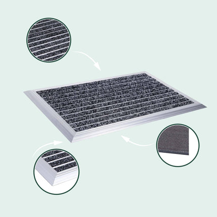Weatherproof Entrance Mat – Aluminum Frame, Non-Slip