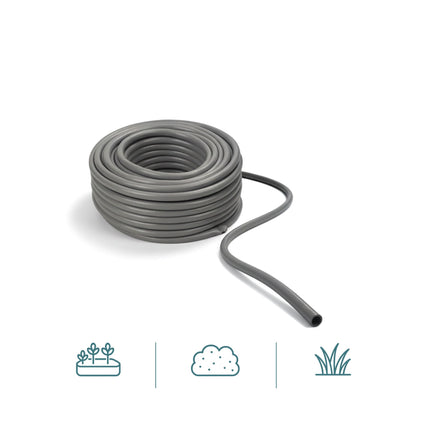 Weatherproof Fabric Garden Hose, UV-Resistant, Flexible
