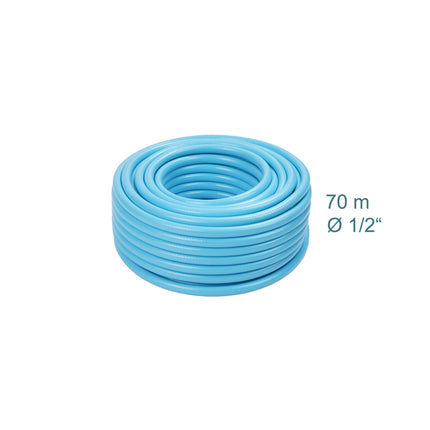 Weatherproof Garden Hose, Light Blue, UV-Resistant