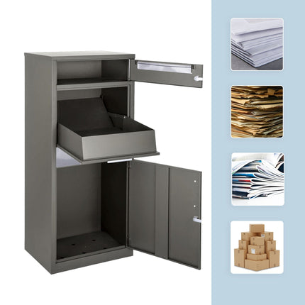 Weatherproof Letterbox with Secure Parcel Slot