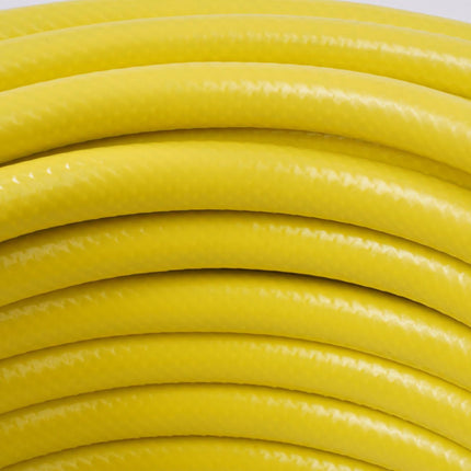 Weatherproof Yellow Garden Hose, UV-Resistant, 1/2 Inch Fittings
