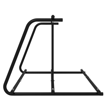 Weather-resistant bicycle rack in steel for 6 bicycles