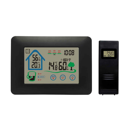 Weather station with clock