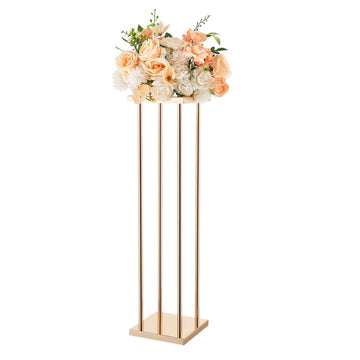 Wedding Flower Stand Set, 10-Pack 31.5-Inch Gold Metal