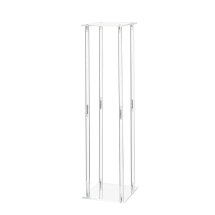 Wedding Flower Stand Set, 10-Pack 80cm Acrylic Columns
