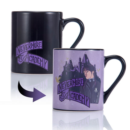 Wednesday Giftable Heat Reveal Mug - Wednesday And Thing