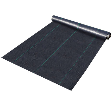 Weed Barrier Fabric 3 x 50 Ft, 5 Oz Woven Polypropylene