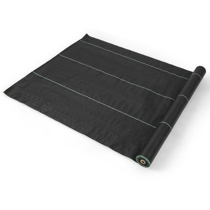 Weed Barrier Fabric, 50m², Black, 25x2m, 60g/m²