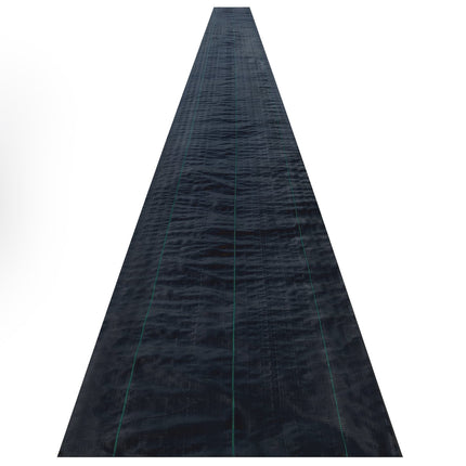 Weed Barrier Fabric, 6 Ft x 300 Ft PP Woven, 2.4 Oz