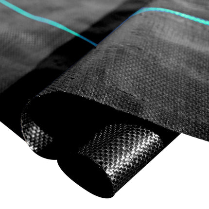 Weed Barrier Fabric, 6 Ft x 300 Ft PP Woven, 2.4 Oz