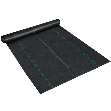 Weed Barrier Fabric, Woven PP, 6.5 Ft x 300 Ft