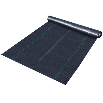 Weed Barrier Landscape Fabric, PP Woven, 6 x 250 Ft