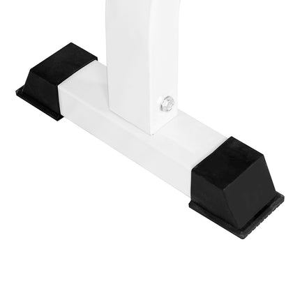 Multifunctional flat weight bench - steel, black, home use