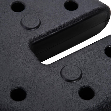 Party tent weight – Fillable up to 5 kg, black HDPE, Ø25x6 Cm