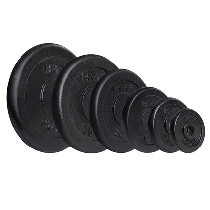 Weight Plate 2.5 kg, Black, Cast Iron