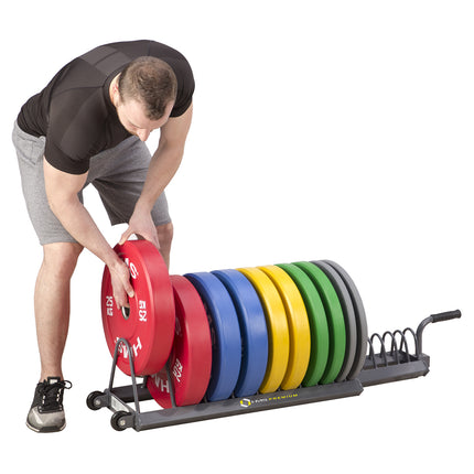 Weight Plate Cart – Durable Steel, Easy Mobility