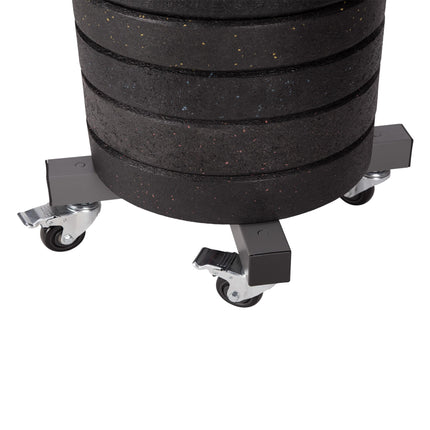 Weight Plate Rack, Commercial, Steel, Holds 32 Plates
