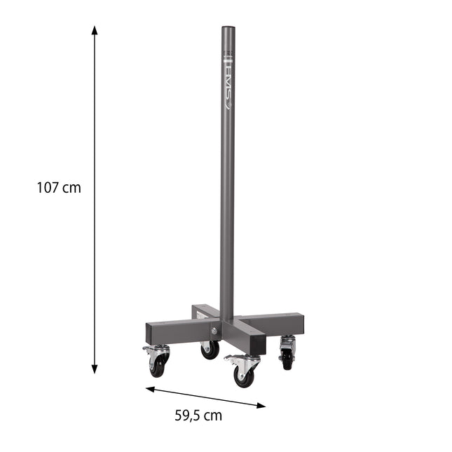 Weight Plate Rack, Commercial, Steel, Holds 32 Plates