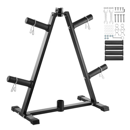 Weight Plate Rack Tree for 2-Inch Plates, 300 lb Capacity