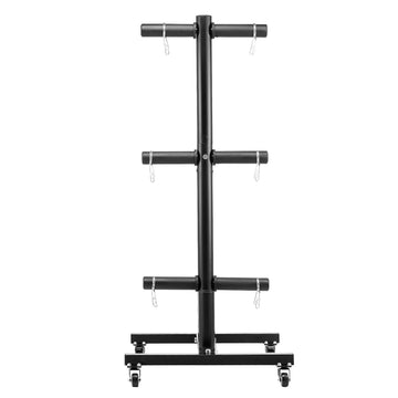 Weight Plate Tree with Wheels for 2 in Plates, 1000 lb Capacity