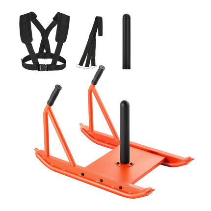 Weight Sled With Handle, Steel, Fits 25/51 mm Plates