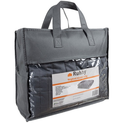 Weighted Blanket 6kg, 150x200cm, Double-Sided Gray