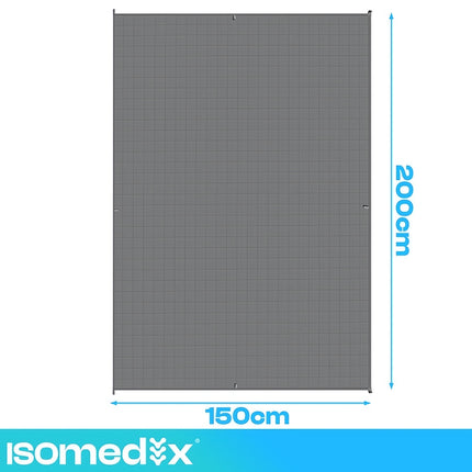 Weighted Blanket 6 kg 200 x 150 cm with Bead Pockets, Grey, Cotton Cover