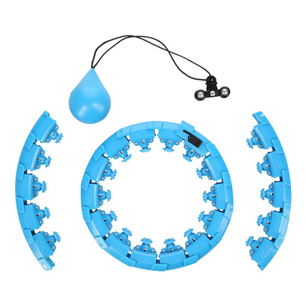 Weighted Blue Hula Hoop for Fitness